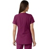image:imageCarhartt Scrubs C12413 Womens Force Essentials Modern Fit Notch NeckWine