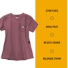 image:imageCarhartt Scrubs C12610 Womens Force CrossFlex Modern Fit Chest PockeAmethyst
