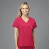image:imageCarhartt Scrubs C12610 Womens Force CrossFlex Modern Fit Chest PockeAzalea