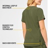 image:imageCarhartt Scrubs C12610 Womens Force CrossFlex Modern Fit Chest PockeBasil