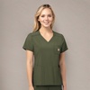 image:imageCarhartt Scrubs C12610 Womens Force CrossFlex Modern Fit Chest PockeBasil