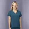 image:imageCarhartt Scrubs C12610 Womens Force CrossFlex Modern Fit Chest PockeCaribbean