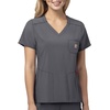 image:imageCarhartt Scrubs C12610 Womens Force CrossFlex Modern Fit Chest PockePewter