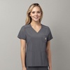 image:imageCarhartt Scrubs C12610 Womens Force CrossFlex Modern Fit Chest PockePewter