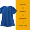 image:imageCarhartt Scrubs C12610 Womens Force CrossFlex Modern Fit Chest PockeRoyal