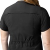 image:imageCarhartt Scrubs C12910 Womens Force CrossFlex ModernFit Henley TuniBlack