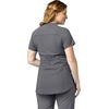 image:imageCarhartt Scrubs C12910 Womens Force CrossFlex ModernFit Henley TuniPewter
