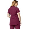 image:imageCarhartt Scrubs C12910 Womens Force CrossFlex ModernFit Henley TuniWine