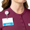 image:imageCarhartt Scrubs C12910 Womens Force CrossFlex ModernFit Henley TuniWine