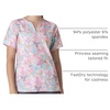 image:imageCarhartt Scrubs C13214 Womens Force CrossFlex Modern Fit Notch NeckGrasslands Camo