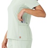 image:imageCarhartt Scrubs C13310 Womens CrossFlex Modern Fit Oversized VNeck TopBig Sky