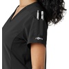 image:imageCarhartt Scrubs C13310 Womens CrossFlex Modern Fit Oversized VNeck TopBlack