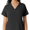 image:imageCarhartt Scrubs C13310 Womens CrossFlex Modern Fit Oversized VNeck TopBlack