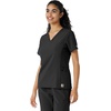image:imageCarhartt Scrubs C13310 Womens CrossFlex Modern Fit Oversized VNeck TopBlack