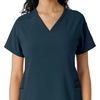 image:imageCarhartt Scrubs C13310 Womens CrossFlex Modern Fit Oversized VNeck TopNavy