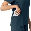 image:imageCarhartt Scrubs C13310 Womens CrossFlex Modern Fit Oversized VNeck TopNavy