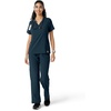 image:imageCarhartt Scrubs C13310 Womens CrossFlex Modern Fit Oversized VNeck TopNavy