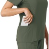 image:imageCarhartt Scrubs C13310 Womens CrossFlex Modern Fit Oversized VNeck TopOlive