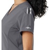 image:imageCarhartt Scrubs C13310 Womens CrossFlex Modern Fit Oversized VNeck TopPewter