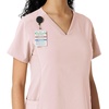 image:imageCarhartt Scrubs C13310 Womens CrossFlex Modern Fit Oversized VNeck TopSoft Rose