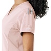 image:imageCarhartt Scrubs C13310 Womens CrossFlex Modern Fit Oversized VNeck TopSoft Rose