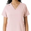 image:imageCarhartt Scrubs C13310 Womens CrossFlex Modern Fit Oversized VNeck TopSoft Rose