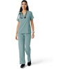 image:imageCarhartt Scrubs C13310 Womens CrossFlex Modern Fit Oversized VNeck TopSummer Blue