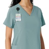 image:imageCarhartt Scrubs C13310 Womens CrossFlex Modern Fit Oversized VNeck TopSummer Blue