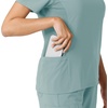 image:imageCarhartt Scrubs C13310 Womens CrossFlex Modern Fit Oversized VNeck TopSummer Blue