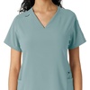 image:imageCarhartt Scrubs C13310 Womens CrossFlex Modern Fit Oversized VNeck TopSummer Blue