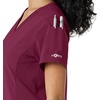 image:imageCarhartt Scrubs C13310 Womens CrossFlex Modern Fit Oversized VNeck TopWine