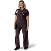 image:imageCarhartt Scrubs C13510 Womens Force Crew Neck Scrub TopDark Sepia