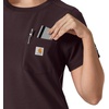 image:imageCarhartt Scrubs C13510 Womens Force Crew Neck Scrub TopDark Sepia
