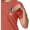 image:imageCarhartt Scrubs C13510 Womens Force Crew Neck Scrub TopDusty Cedar