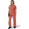 image:imageCarhartt Scrubs C13510 Womens Force Crew Neck Scrub TopDusty Cedar