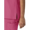 image:imageCarhartt Scrubs C13510 Womens Force Crew Neck Scrub TopElectric Fuschia