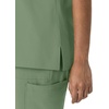 image:imageCarhartt Scrubs C13510 Womens Force Crew Neck Scrub TopGreen Slate