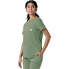 image:imageCarhartt Scrubs C13510 Womens Force Crew Neck Scrub TopGreen Slate