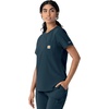 image:imageCarhartt Scrubs C13510 Womens Force Crew Neck Scrub TopNavy