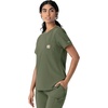 image:imageCarhartt Scrubs C13510 Womens Force Crew Neck Scrub TopOlive