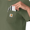 image:imageCarhartt Scrubs C13510 Womens Force Crew Neck Scrub TopOlive