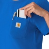 image:imageCarhartt Scrubs C13510 Womens Force Crew Neck Scrub TopRoyal
