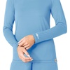 image:imageCarhartt Scrubs C31002 Womens Force Modern Fit Long Sleeve TeeAzure Blue