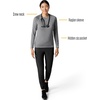 image:imageCarhartt Scrubs C31002 Womens Force Modern Fit Long Sleeve TeeGrey Heather