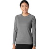 image:imageCarhartt Scrubs C31002 Womens Force Modern Fit Long Sleeve TeeGrey Heather