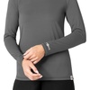 image:imageCarhartt Scrubs C31002 Womens Force Modern Fit Long Sleeve TeePewter