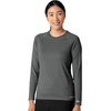 image:imageCarhartt Scrubs C31002 Womens Force Modern Fit Long Sleeve TeePewter Heather