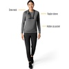 image:imageCarhartt Scrubs C31002 Womens Force Modern Fit Long Sleeve TeePewter Heather