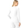 image:imageCarhartt Scrubs C31002 Womens Force Modern Fit Long Sleeve TeeWhite