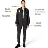 image:imageCarhartt Scrubs C81023 Womens Rugged Flex Modern Fit Bonded Fleece JaBlack